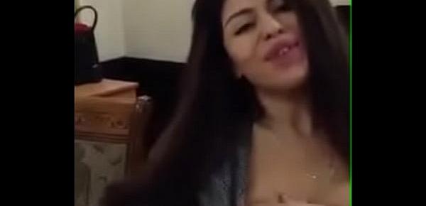  Azeri celebrity shows her tits and pussy